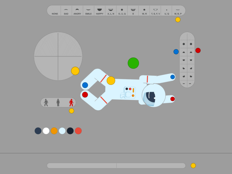 The Hungry Explorer 2d animation character design flat motion motion graphics pictogram