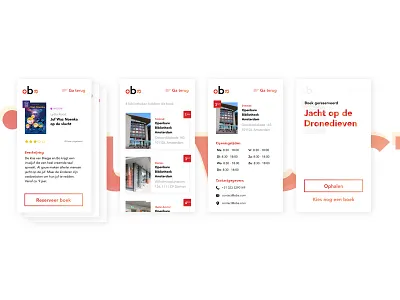 Book a book book oba read ui ux