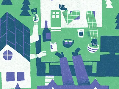 My First Home boston globe editorial illustration neighbors real estate