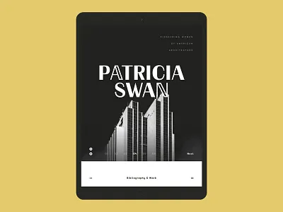 Pioneering Women — iPad app appdesign architecture concept creative designconcept ipad ipaddesign ui uiux ux woman