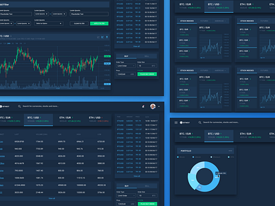 Cryptocurrency Exchange bitcoin cryptocurrency exchange dark exchange graph material design minimal web