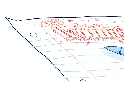 Illustration for my blog header drawing illustration