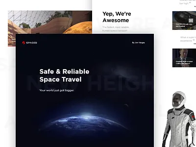 SPACED Updates animation booking flow spaced spacedchallenge spacex travel ui ux webflow