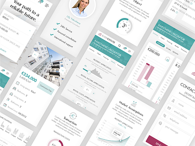Real Estate mobile app calculator financial investment mobile performance real estate