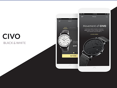 CIVO #watch blackwhite style watch