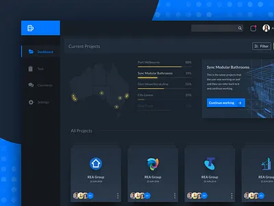 PDF Markup - Dashboard app blueprint daily ui dashboard markup pdf project ui design ux design