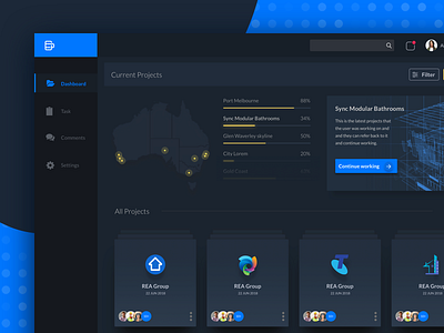 PDF Markup - Dashboard app blueprint daily ui dashboard markup pdf project ui design ux design