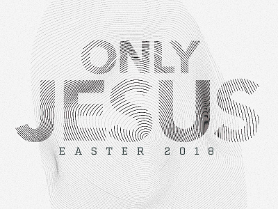 Only Jesus church easter finger fingerprint god jesus