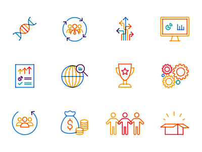 Icon Pack | TIBCO Spotfire® branding digital icons illustration overlay vector