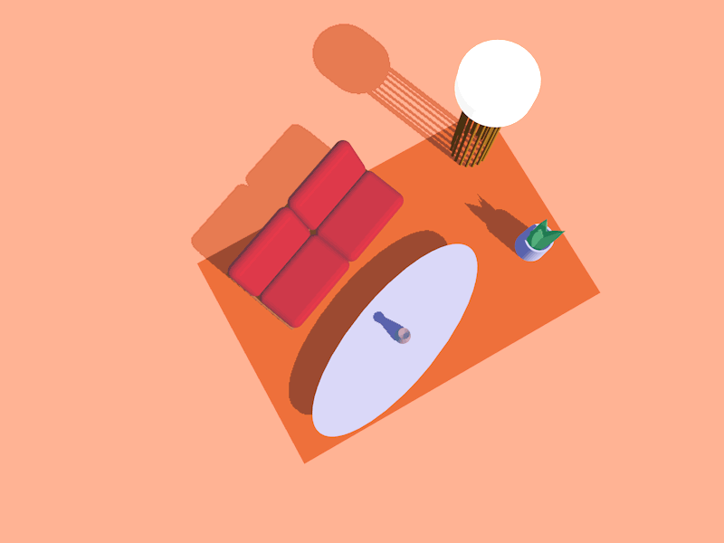 Welcome to my room 3d ae c4d light plant