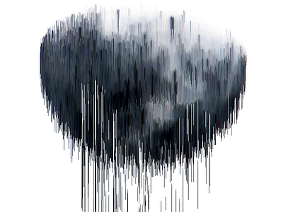 Tsuki glitch moon photoshop pixelsort pixelsorting space