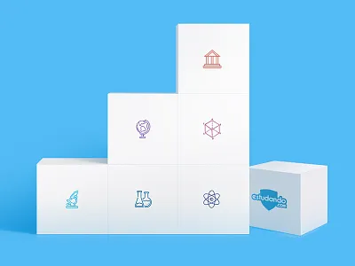 Estudando blocks education visual design