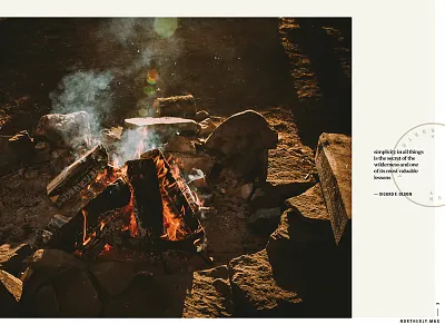 "Northerly" In Progress editorial design layout design magazine design photography typography