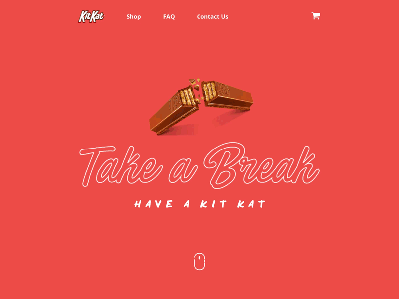 Thirty UI #1 - Kit Kat Homepage homepage kit kat thirty ui ui web