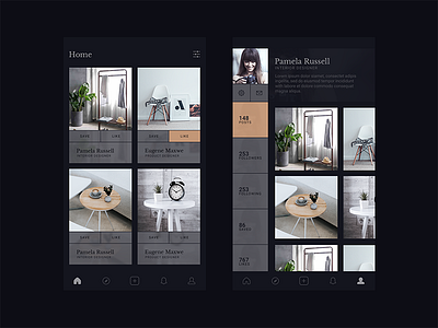 Working on a minimal freebies. app free freebies home iphonex kit profile prototype psd screen ui ux