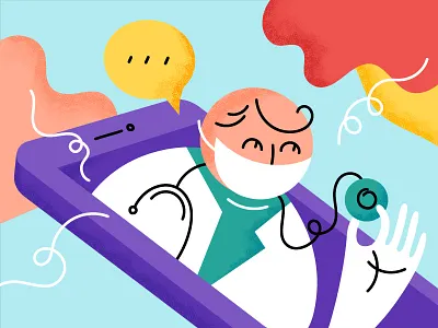 Online Medicine doctor heal hospital medicine online phone recipe smartphone telemedicine treat
