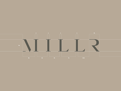 M I L L R 3d artangent cnc cut elegant logo logotype luxury miller milling wordmark