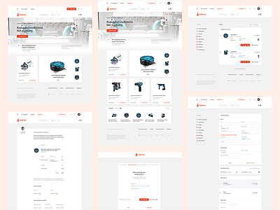 B 3.25 - Home + Subpages calendar colour colourful comments comparision dashboard flat grid profile