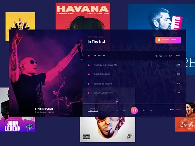 Urbania Music Festival 2d artist color design festival music player ui website