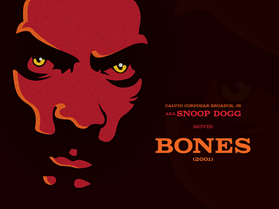 Snoop Dogg - Bones azanti bones graphic illustration movie snoop dogg