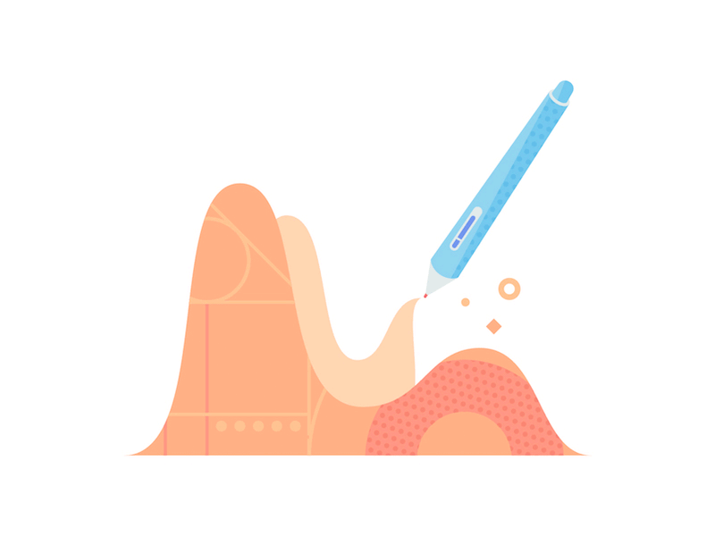 Announcement Spot Illustrations abstract branding email illustration launch product