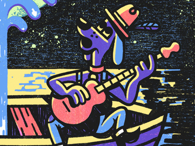 All Time Low Poster bad luck boats childrens book concert poster design dogs fillmore gig poster philadelphia pop punk poster punk