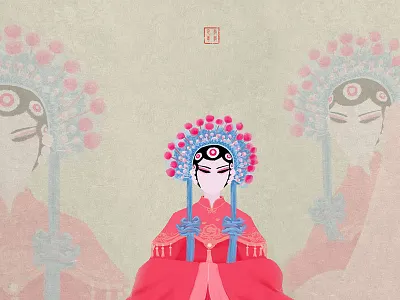 A dream of opera illustration