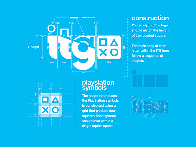 Logo Design: Sony (SIEE) Immersive Technology Group brand branding designing development logo playstation process sony structure vr