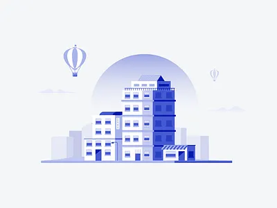 Cityscape building city house office