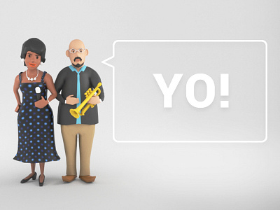 Information page 3d branding illustration lowpoly music ui ux website