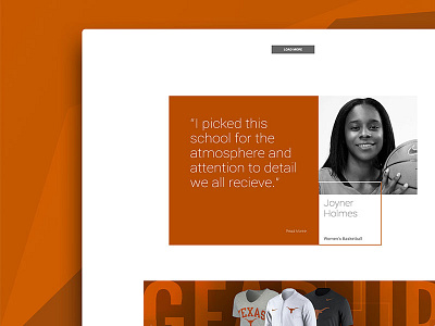 texassports.com athletics design responsive uiux web
