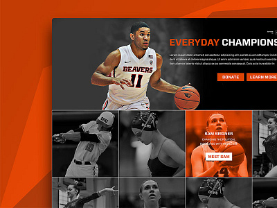 osubeavers.com athletics design responsive ui ux web