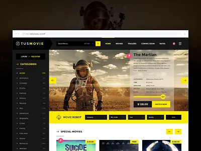 TusMovie Ui / Ux Design color colorful design flatdesign layout mobile app pattern ui uidesign ux uxdesign webdesign