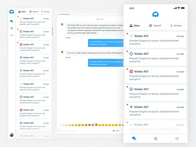 getmedusa.com chat app design overhaul chat chat app clean latvia light mobile chat mobile ui riga saas ui ux web app