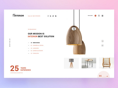 Interior Deisgn furniture interior madhu mia minimal product shop ui ux web
