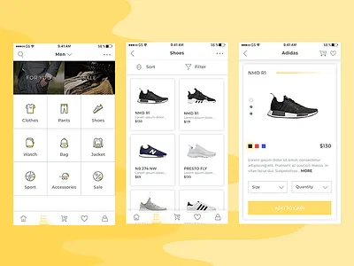 Exploration | E-Commerce Mobile App apps ecommerce mobile shopping