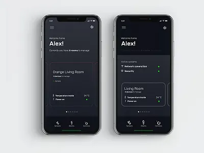 Smart Home Dashboard app dashboard smart home ui