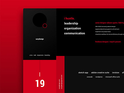 Resume branding dashboard design flat ui ux web