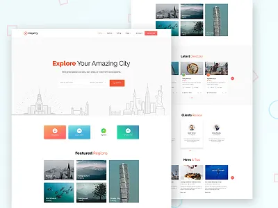 Inquiry - Directory & Listing Home Page-02 directory explore homepage inquiry interface listing template theme ux