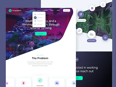 TartugaAgTech website redesign agriculture agtech automation machine learning robotics tartugaagtech ui ux web design