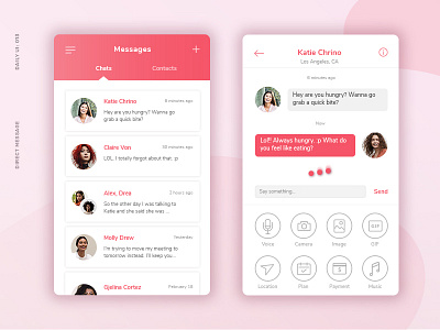 Daily UI 013: Direct Messaging ai daily ui icons ui