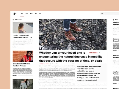 13 Angels Standing design layout magazine news paper simple ui userexperience userinterface ux web