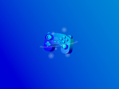 controller icon blue controller design icons illustration illustrator vector