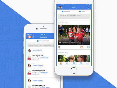 Social platform - Mobile UI/UX design experience interface iphone ui user ux