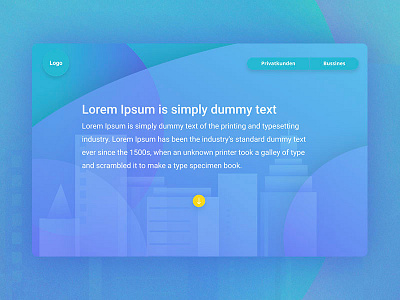 Landing Page - Online finance tool bank landing page design online banking simplicity ui usability user experience ux web site