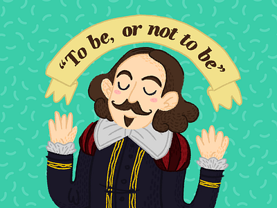 Shakespeare art design genius gsus illustration illustration for children or not to be shakespeare to be william shakespeare