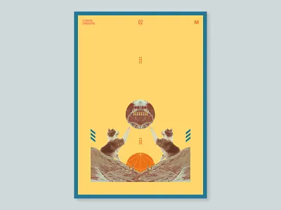 Eccentric Landscapes - 2/3 collage graphicdesign poster print