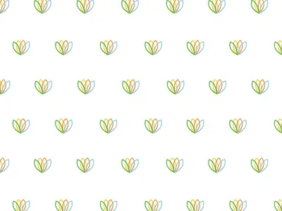 Brand Pattern Design branding design flower icon iconography luxury pattern spa tulip