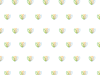 Brand Pattern Design branding design flower icon iconography luxury pattern spa tulip