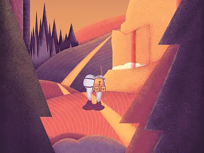 Pediatric Dentistry Ad adventure dentist exploration explore forest illustration mountains teeth tooth trees